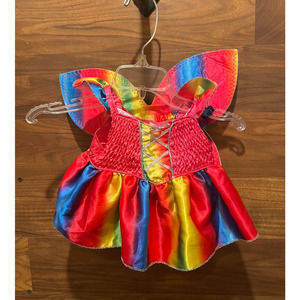 Build A Bear Angel Wing Outfit Rainbow Fits Large Stuffed Animals Has Lights